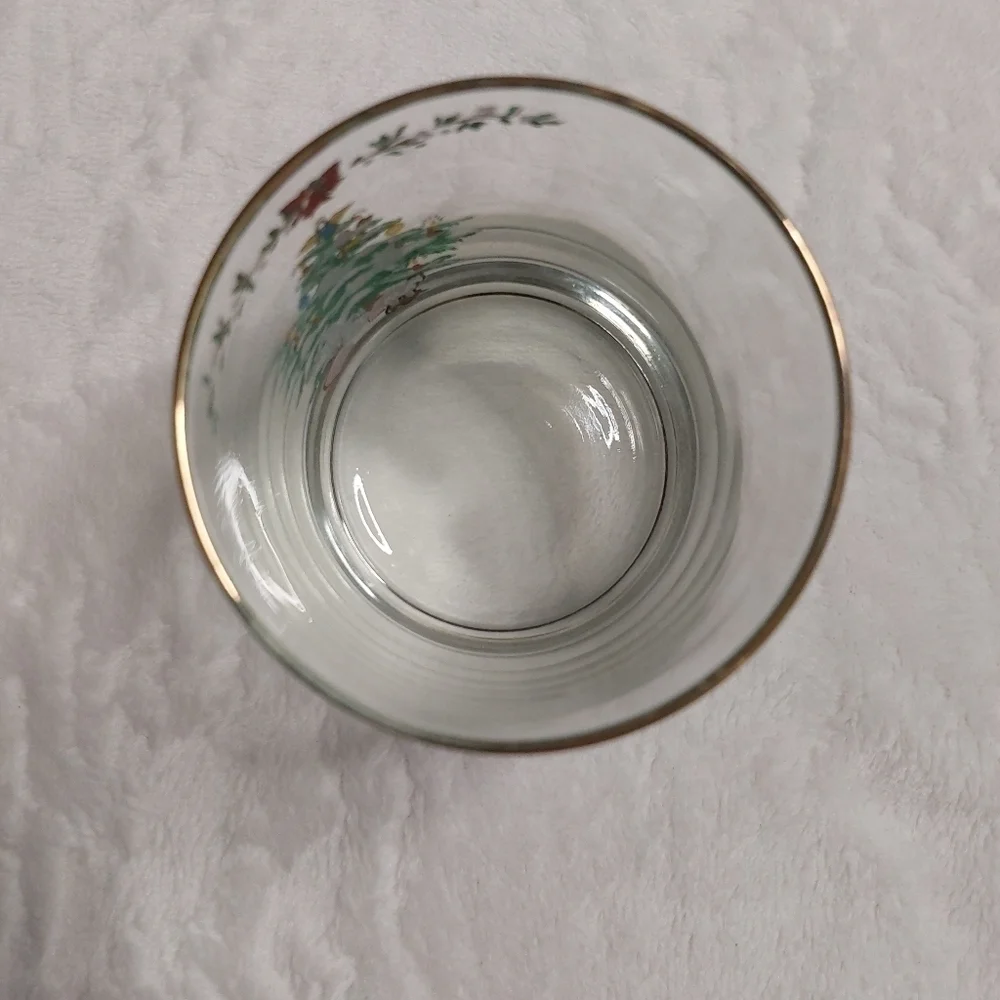 Montgomery Ward Holiday Collection Vintage (1979) Christmas Tree High Ball Glass